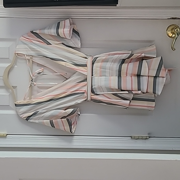 Samana Stripe Ruffle Romper - Picture 7 of 10
